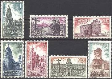 ESPAÑA 1971 2063/70 Sellos Nuevos Año Santo Compostelano Completa Espana Spain Espagne Spagna Spanje Spanien 